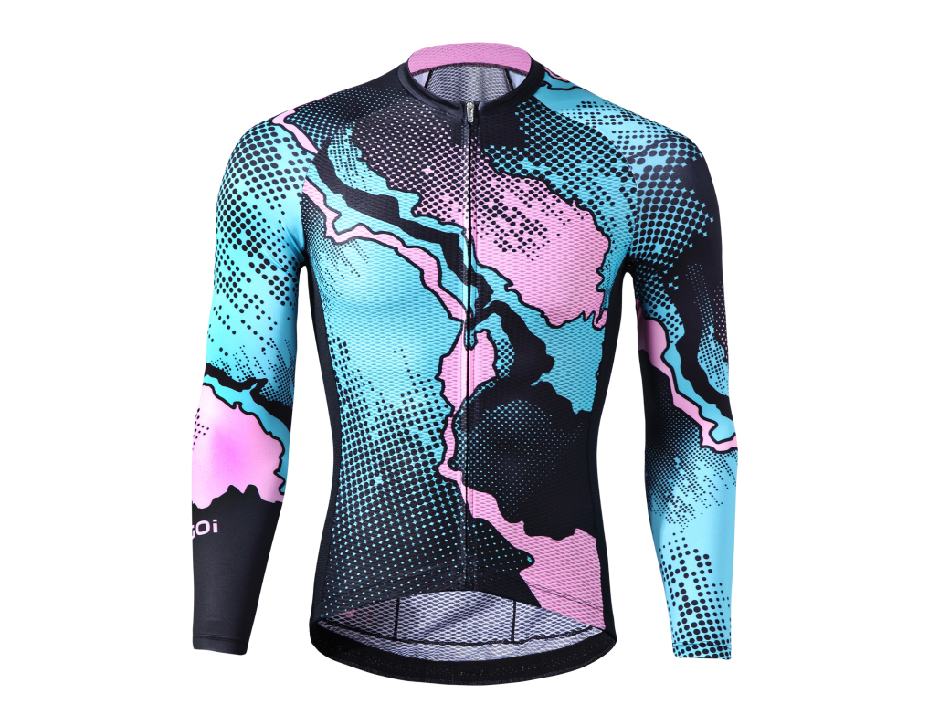 Men’s knitted bicycle long sleeve quick dry shirt