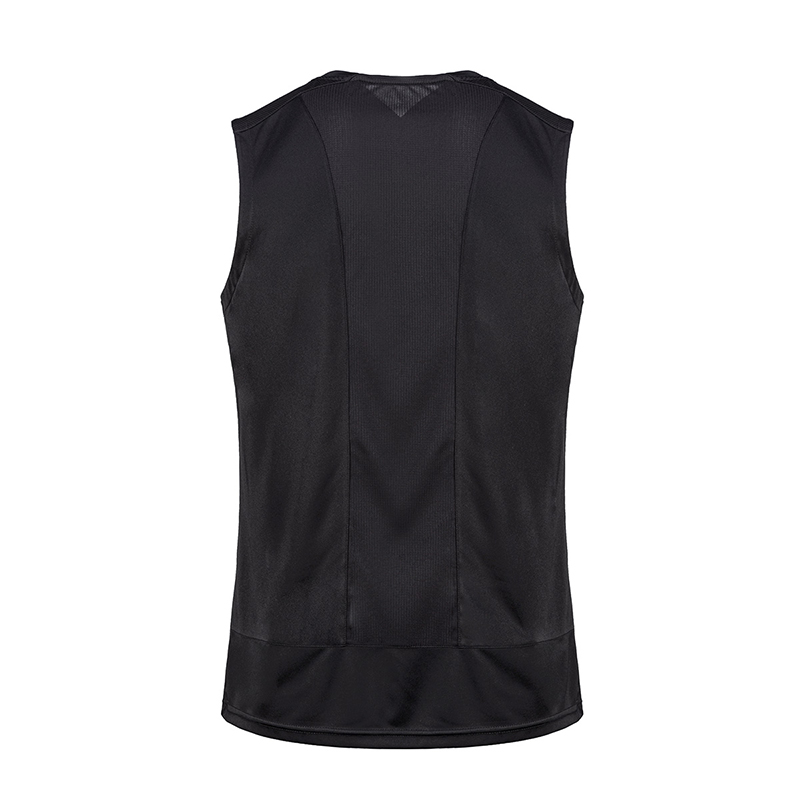 Mens knitted Non sleeve flat lock tank  