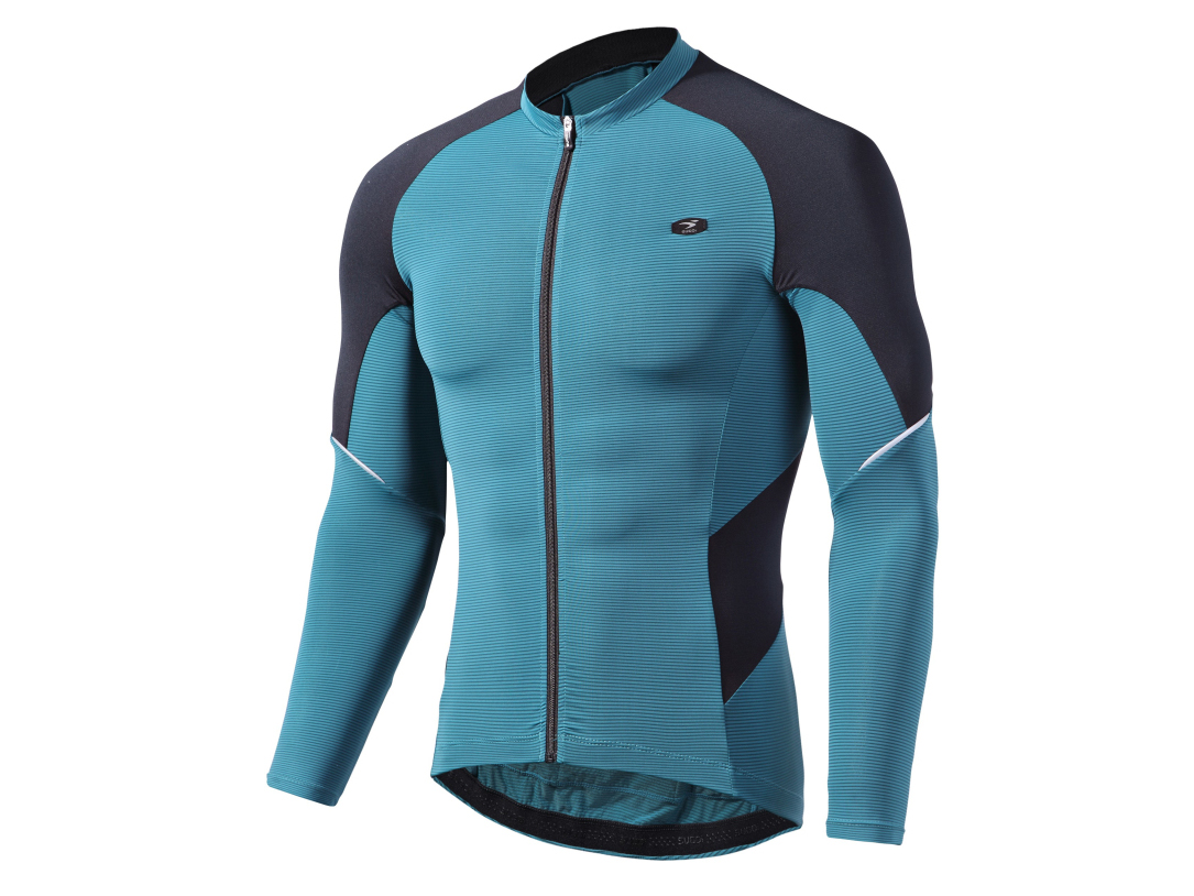 Men’s knitted bicycle long sleeve quick dry and cooling shirt