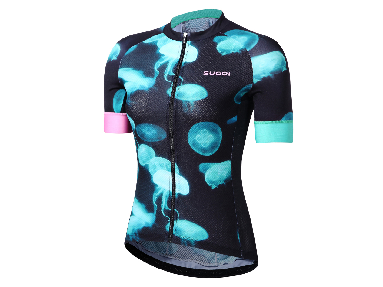 Women’s imported knitted bicycle short sleeve quick dry shirt